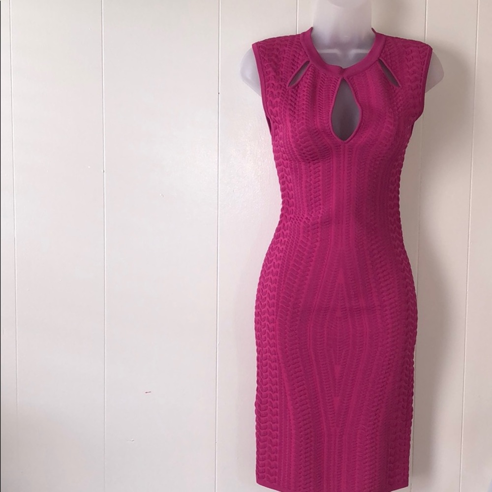 Bebe midi casual bodycon dress XS
